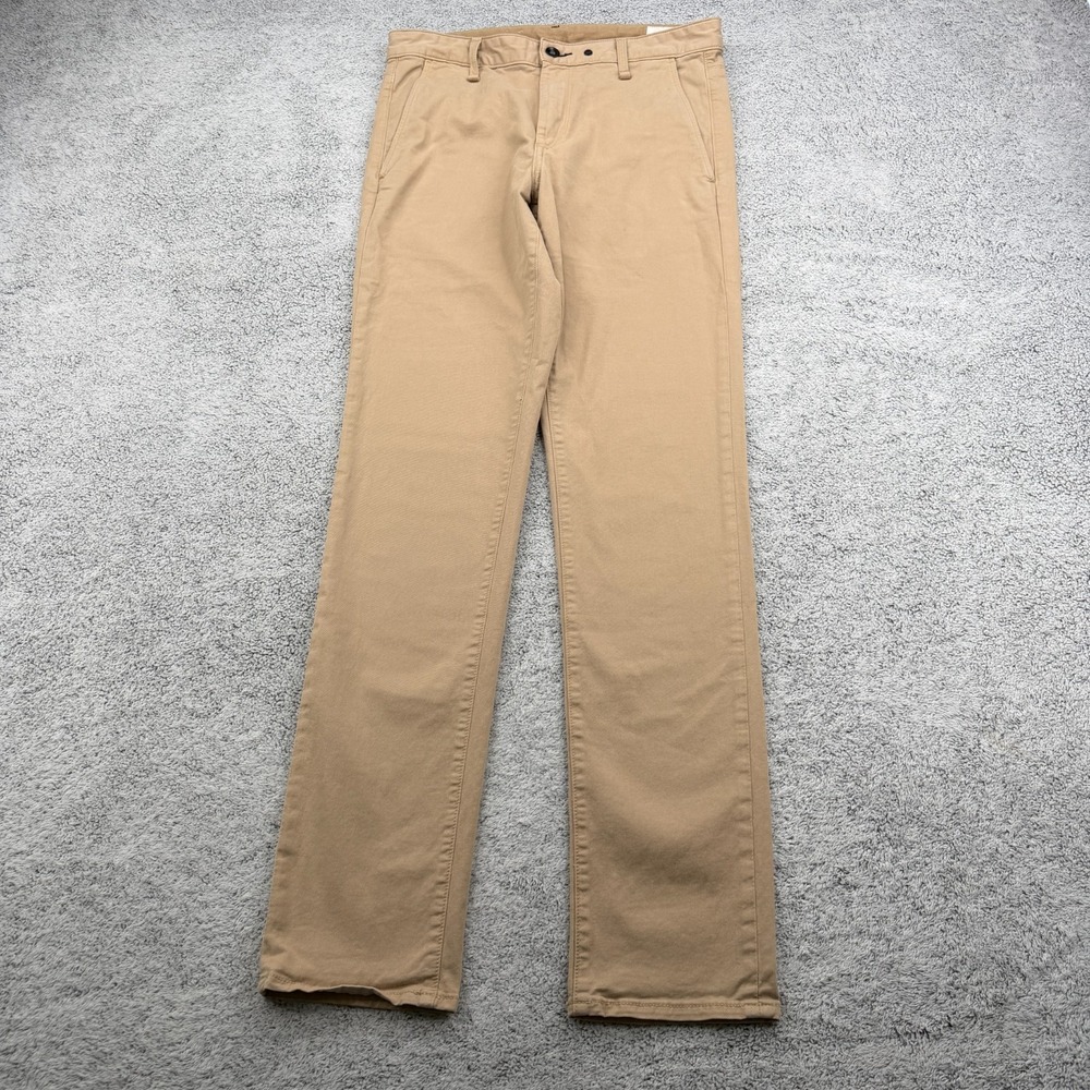 Rag & Bone Chino Pant Mens 30x31 Beige Mid Rise Straight Stretch Twill USA Made